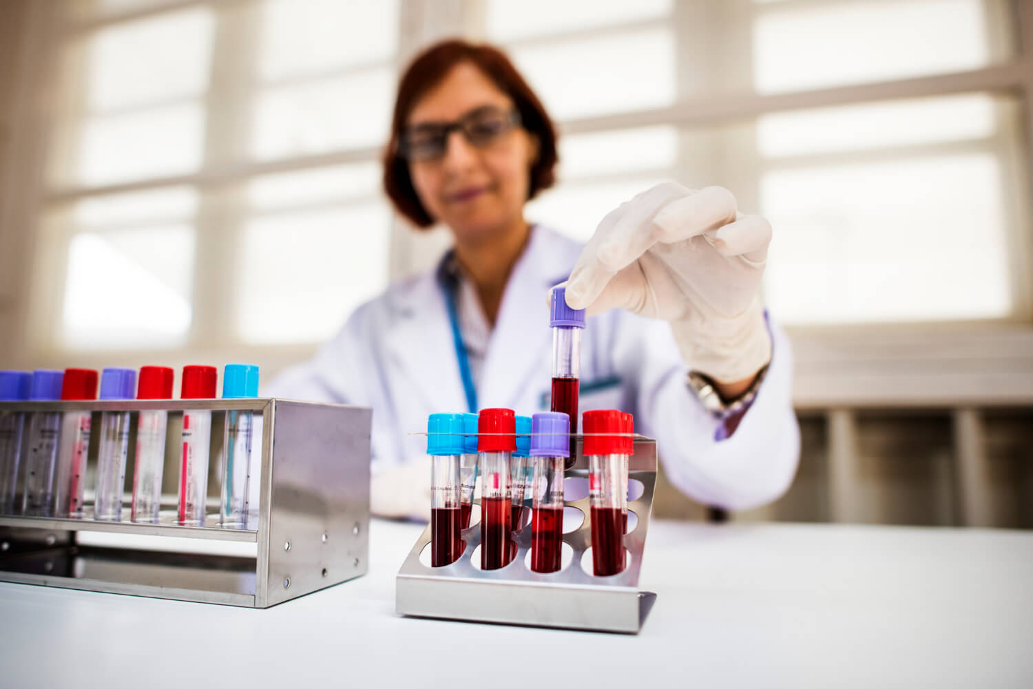 Muestra de sangre en Laboratorio Clinico La Trigalena para atletas - Blood sample at Laboratorio Clinico La Trigalena for athletes